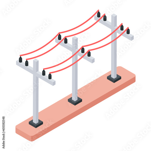 Heres an isometric illustration depicting flyover road 
