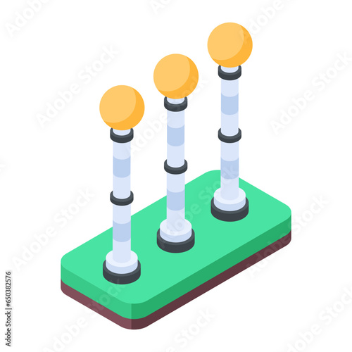 Heres an isometric illustration depicting flyover road 