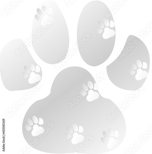 vektor frame dog paws