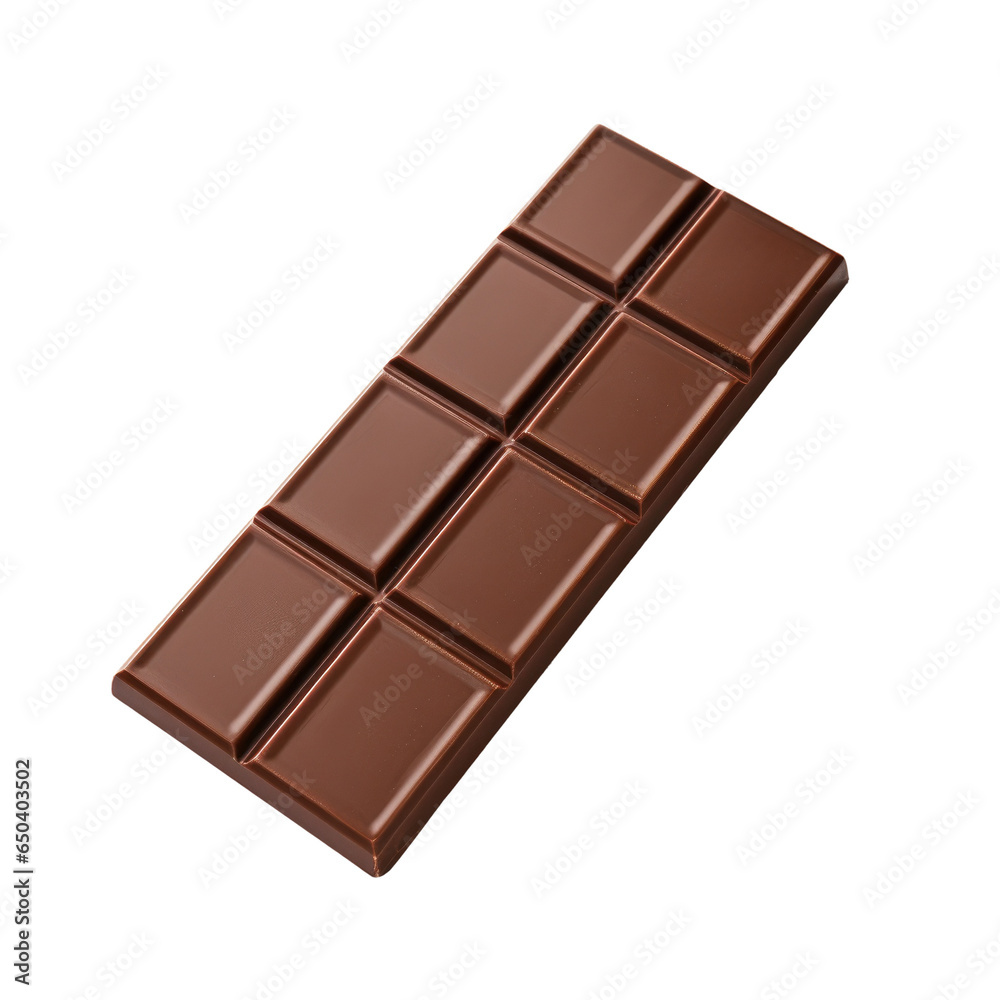 Chocolate Bar Isolated on a Transparent Background Chocolate Bar Isolated on a Transparent Background