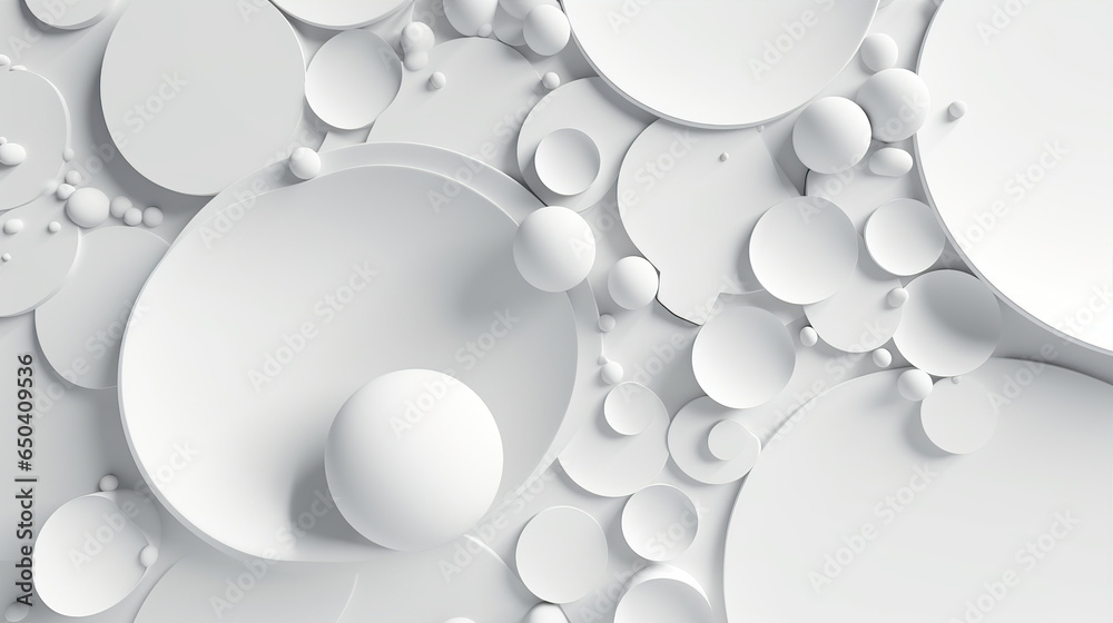 Obraz premium White abstract background, in the style of light white and light gray. Created with Generative AI
