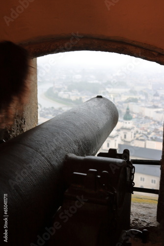 The canon in the Saltsburg castle