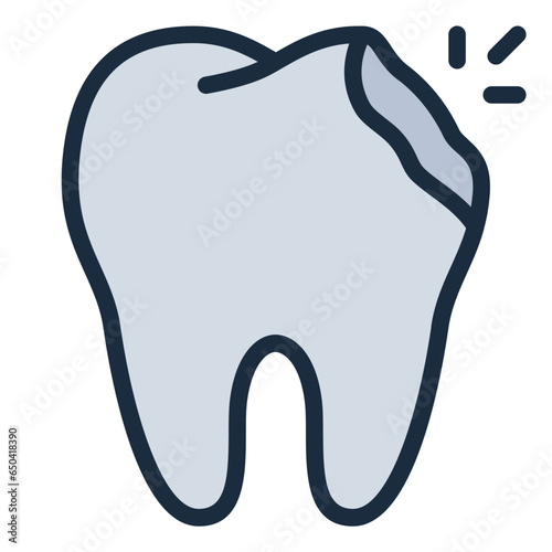 Tooth Decay Deep Caries or Cavity icon