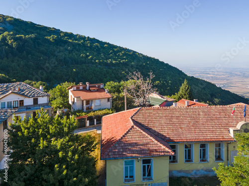 Aerial view of Village of Yavrovo  Bulgaria