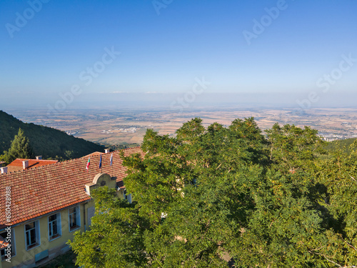 Aerial view of Village of Yavrovo, Bulgaria photo