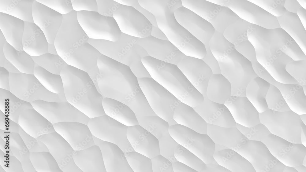 white abstract 3D texture for background