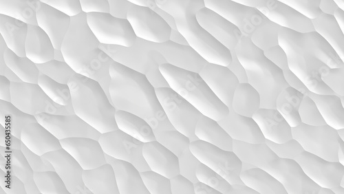 white abstract 3D texture for background