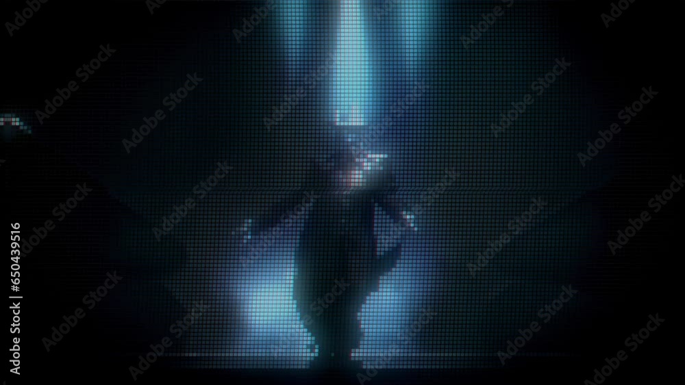 A cybernetically enhanced magician, their sleek metal fingers conjuring illusions with a flick of their wrist, creating fantastical apparitions that seem to materialize out of thin air.