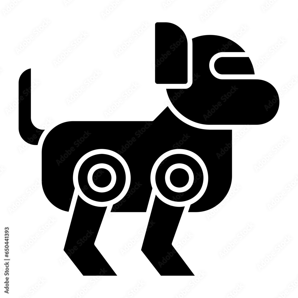 robotic dog icon robotic dog icon
