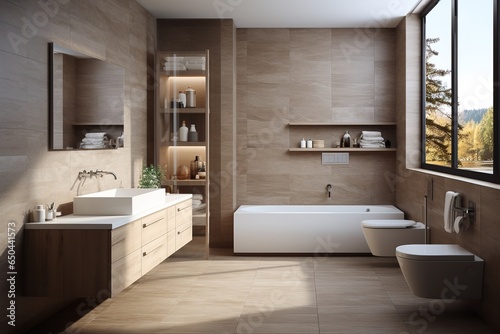 Modern bathroom interior  toilet interior ideas