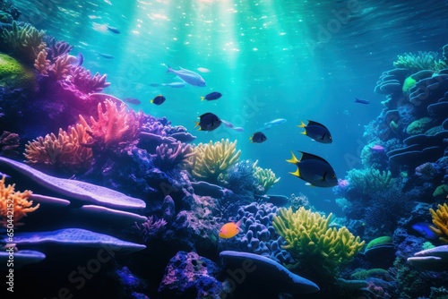 Aquatic Celestial Harmony: Photorealistic Underwater 