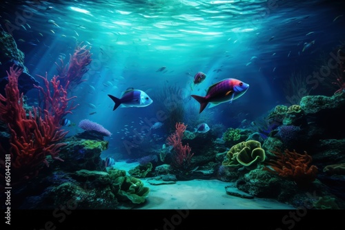 Ethereal Underwater Oasis: 98% Photorealism  © Lucija