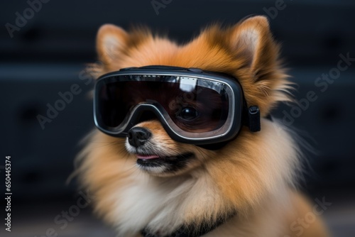 Doggo in the Digital Realm: Pomeranian and VR  © Lucija