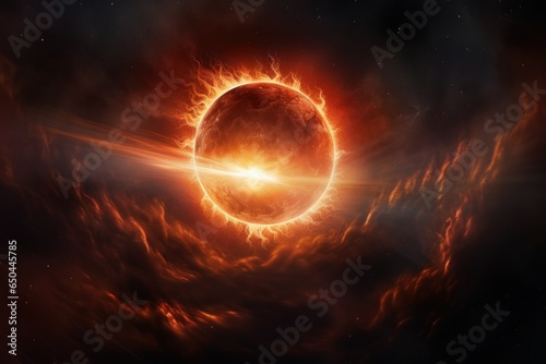 Echoes in the Heavens: 8K Hyper-Realistic Eclipse  © Lucija