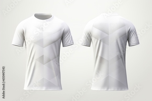 Obraz na płótnie Mockup sports football team uniforms white shirt w salonie