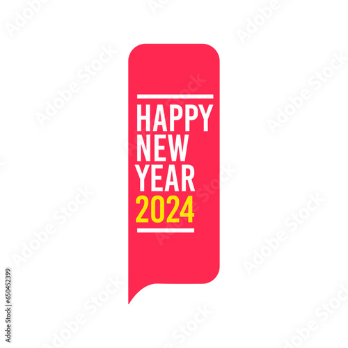 happy new year 2024 design template