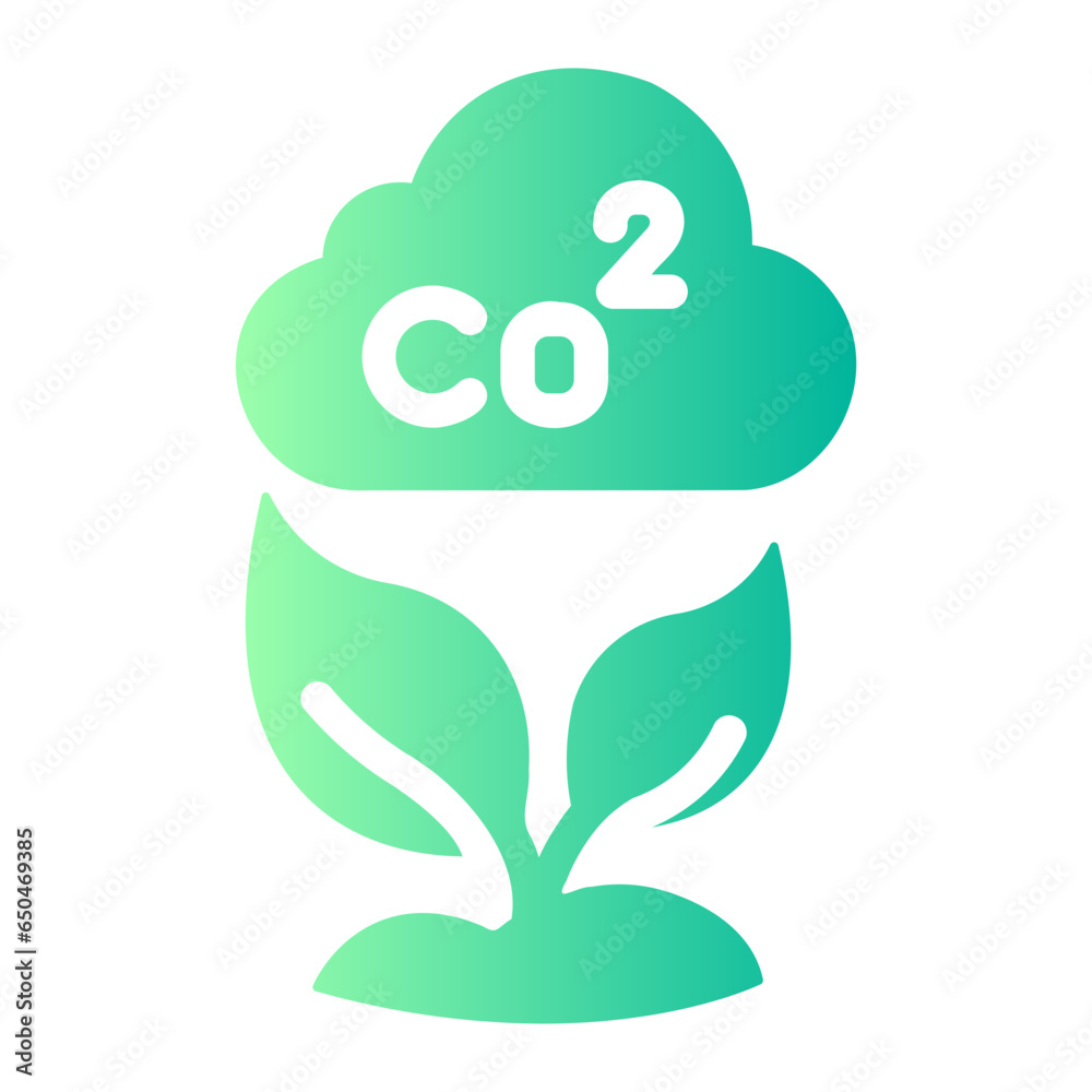 reduce pollution Gradient icon reduce pollution Gradient icon
