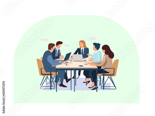 Group of people meeting