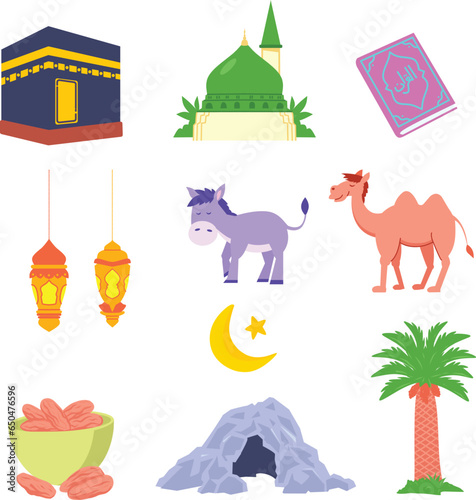 Collection of Illustrations of the Mawlid Theme of the Prophet Muhammad PBUH