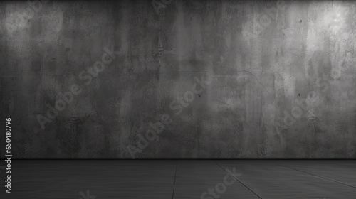 Concrete wall background and interior textured studio room for product display. Wall background