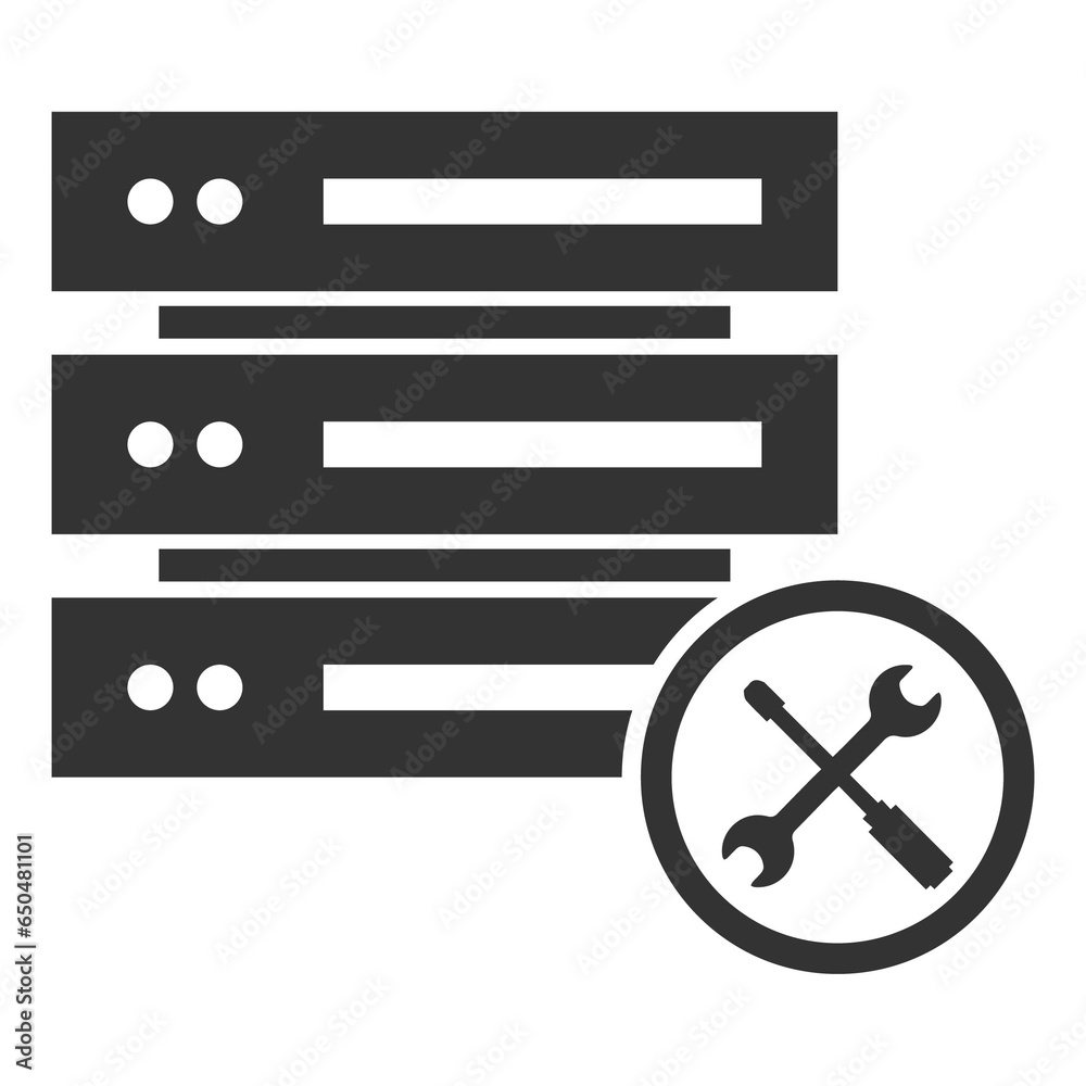 Vector illustration of repair databases icon in dark color and transparent background(PNG). Vector illustration of repair databases icon in dark color and transparent background(PNG).