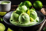 green ice cream