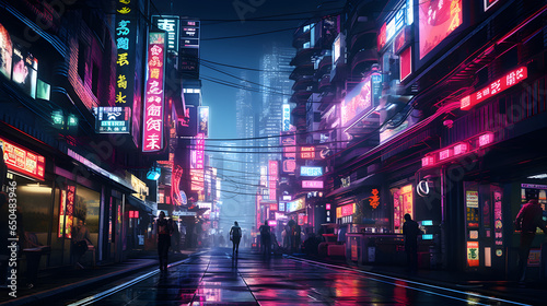 Future Cyberpunk Tokyo Nights