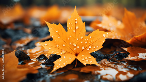 Vibrant Autumn Maple Leaf: Stunning Fall Foliage