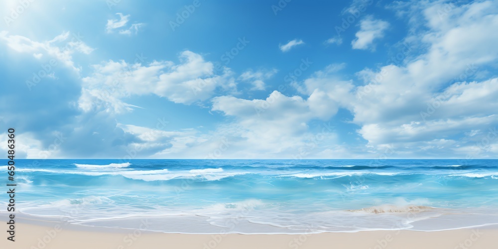Sea view with copy space background