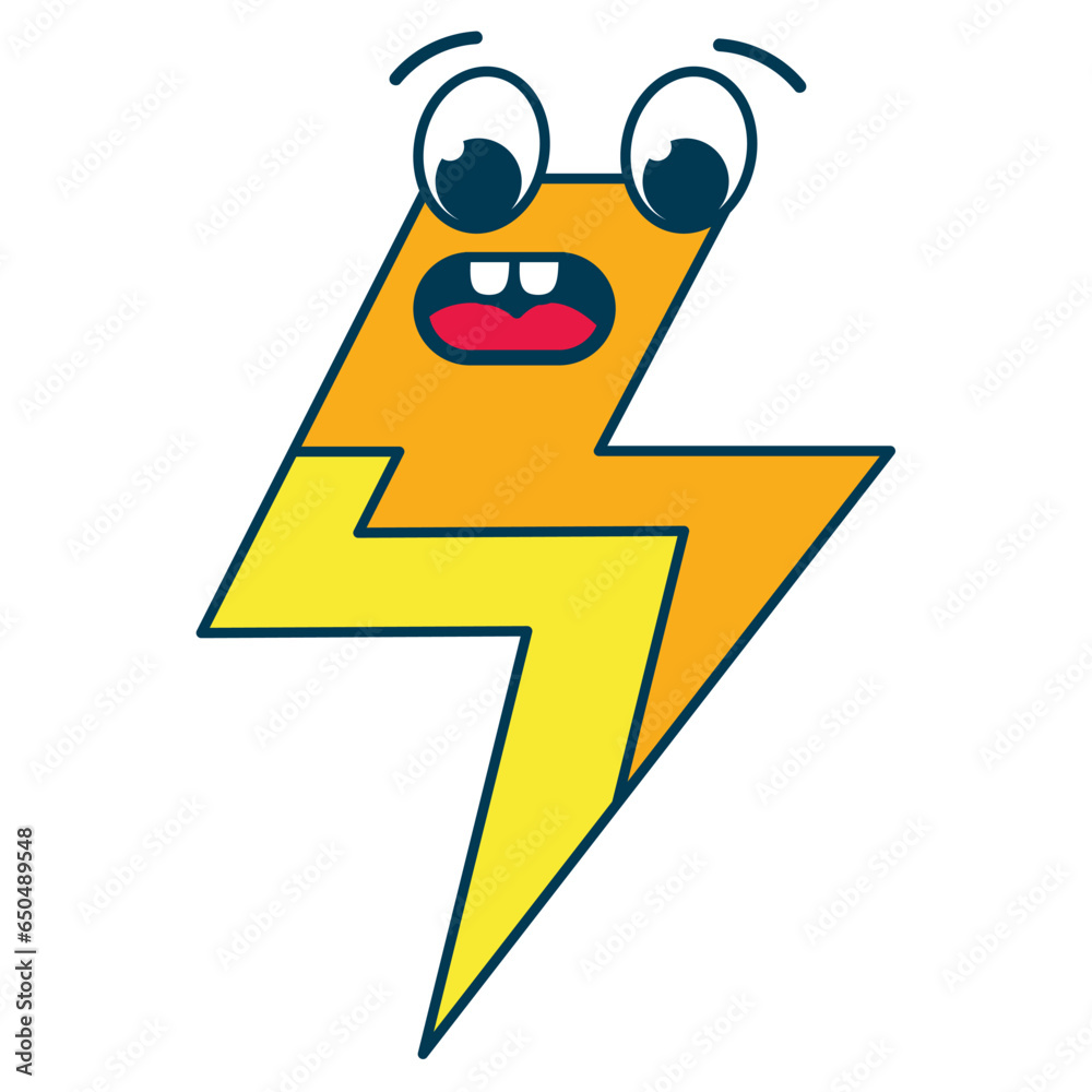 weather cartoon character thunderbolt weather cartoon character thunderbolt