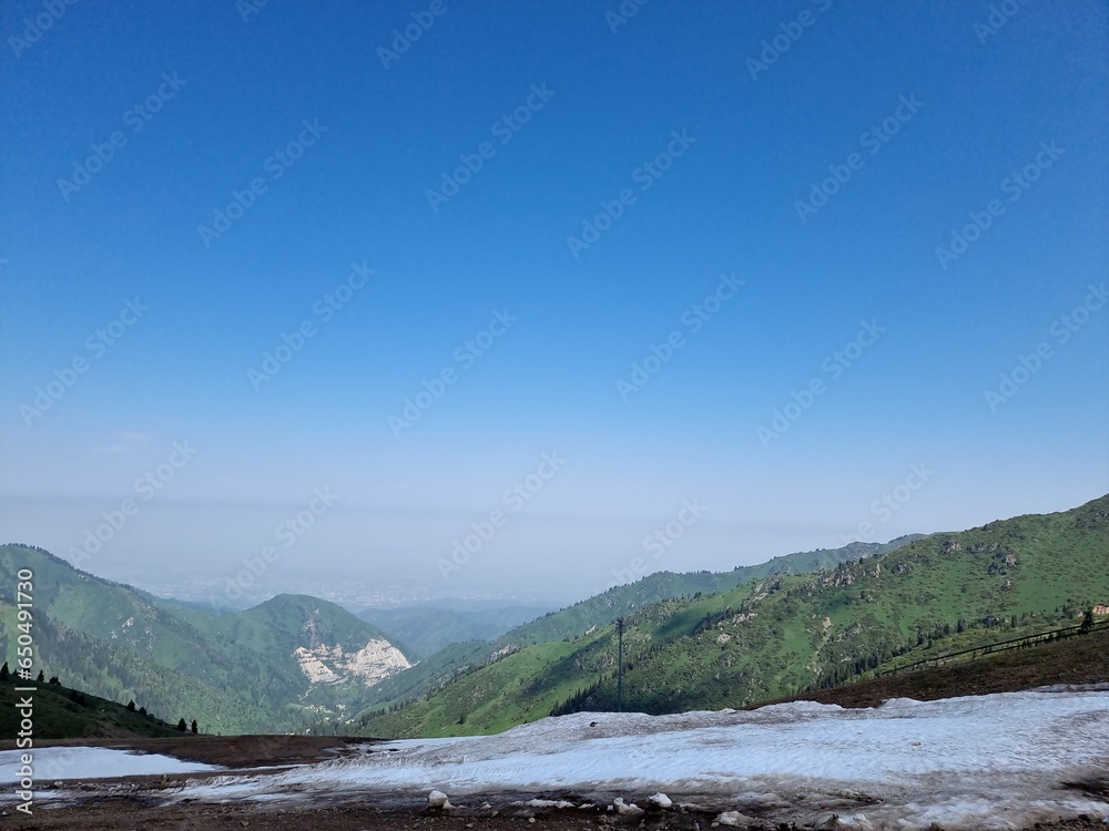 landscape with mountains