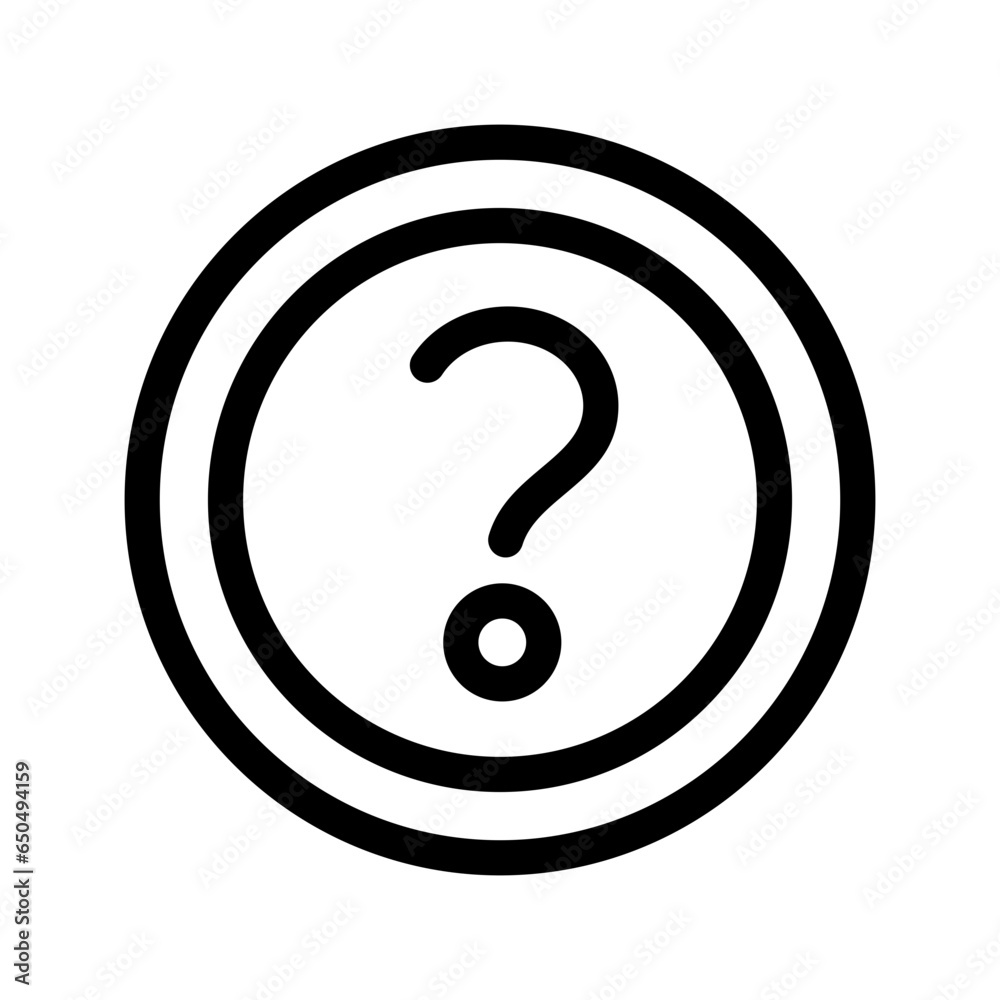 Question Icon Vector Symbol Design Illustration Question Icon Vector Symbol Design Illustration