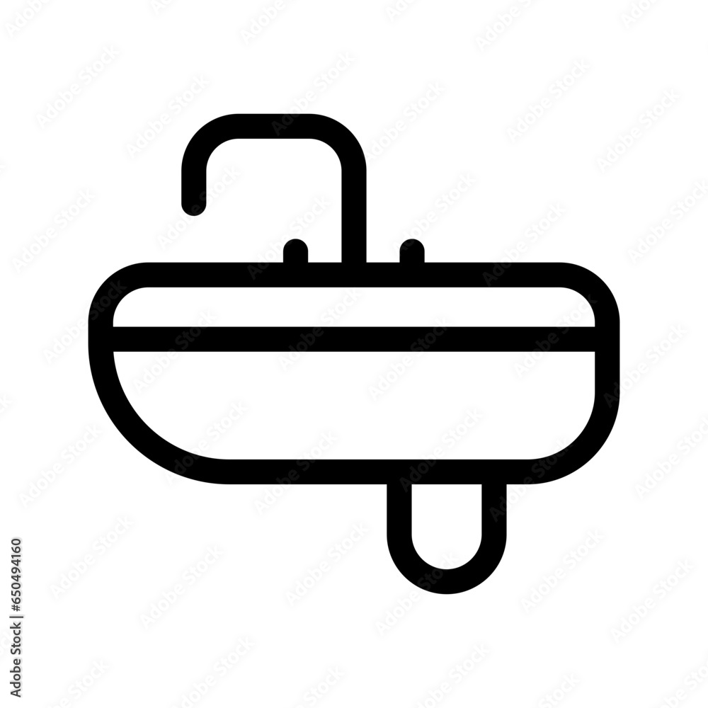 Sink Icon Vector Symbol Design Illustration Sink Icon Vector Symbol Design Illustration