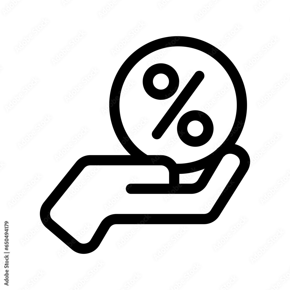 Discount Icon Vector Symbol Design Illustration Discount Icon Vector Symbol Design Illustration