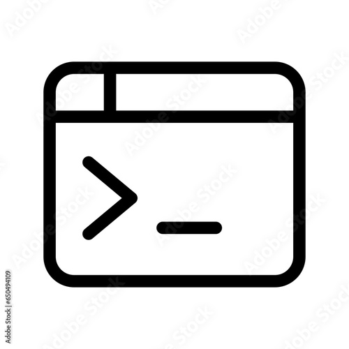 Telnet Icon Vector Symbol Design Illustration photo