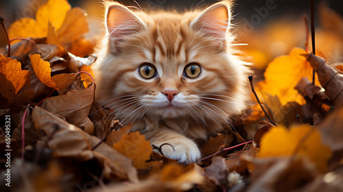 Foto A curious cat picture, a beautiful pet animal background image