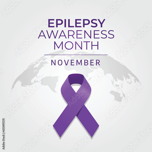 Flyers promoting National Epilepsy Awareness Month or associated events may be created using vector pictures regarding the month. design of a flyer, a celebration.