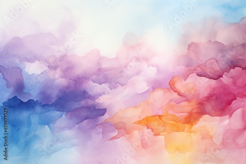 Abstract watercolor background. Ink in water. Colorful abstract background