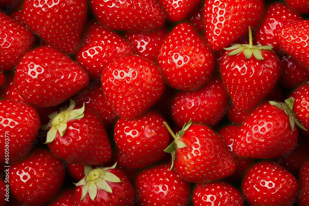 Lots of Ripe Red Strawberries on Sweet Background. A Sumptuous Image of Raw and Juicy Berries Lots of Ripe Red Strawberries on Sweet Background. A Sumptuous Image of Raw and Juicy Berries