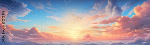 A stunning and picturesque sky background, showcasing the natural beauty of the open sky