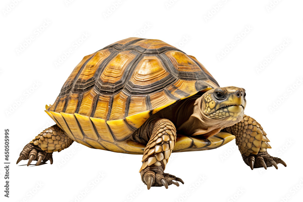 Obraz premium turtle cut out transparent isolated on white background ,PNG file ,artwork graphic design illustration.