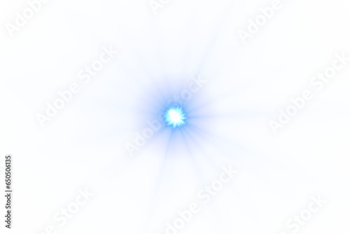 Digital png illustration of blue light spot on transparent background