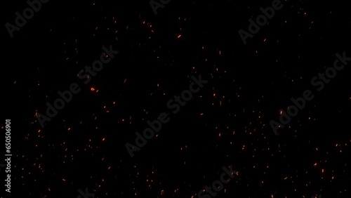 Dense Fire Ember. Ember Particles