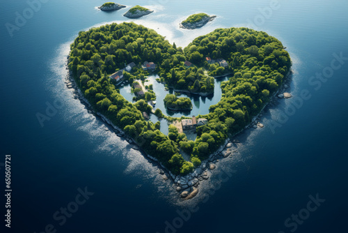 heart shaped earth © Nature creative