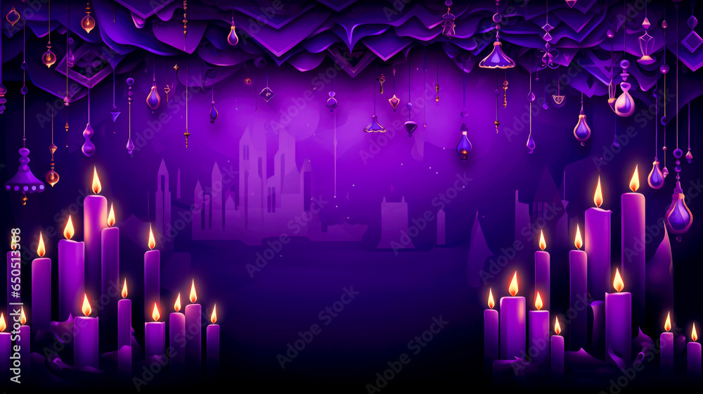 Happy Diwali and Deepawali festival of lights background design