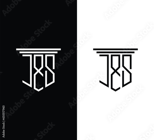 Monogram Letter J&S Logo Design Vector
