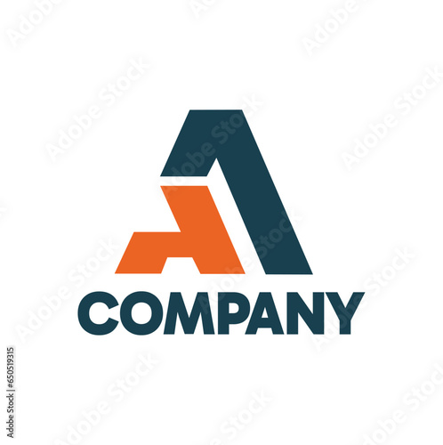 AA Letter Logo Design. Creative Modern Alphabet letters monogram icon AA