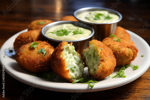 Clam Cake - A Taste of New England's Seaside Summer (Generated by AI)