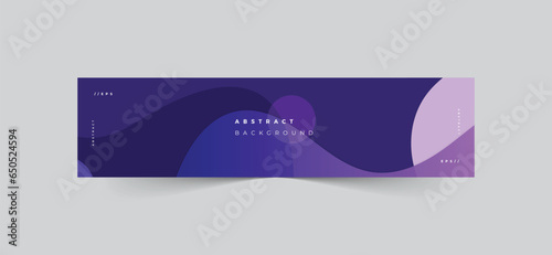 Linkedin banner abstract wave background