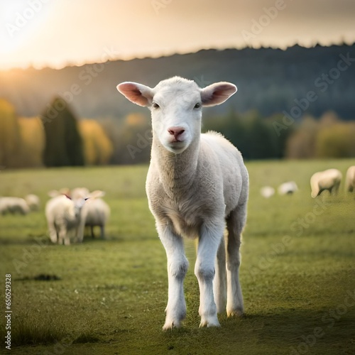 sheep and lambs generated by AI © Toba